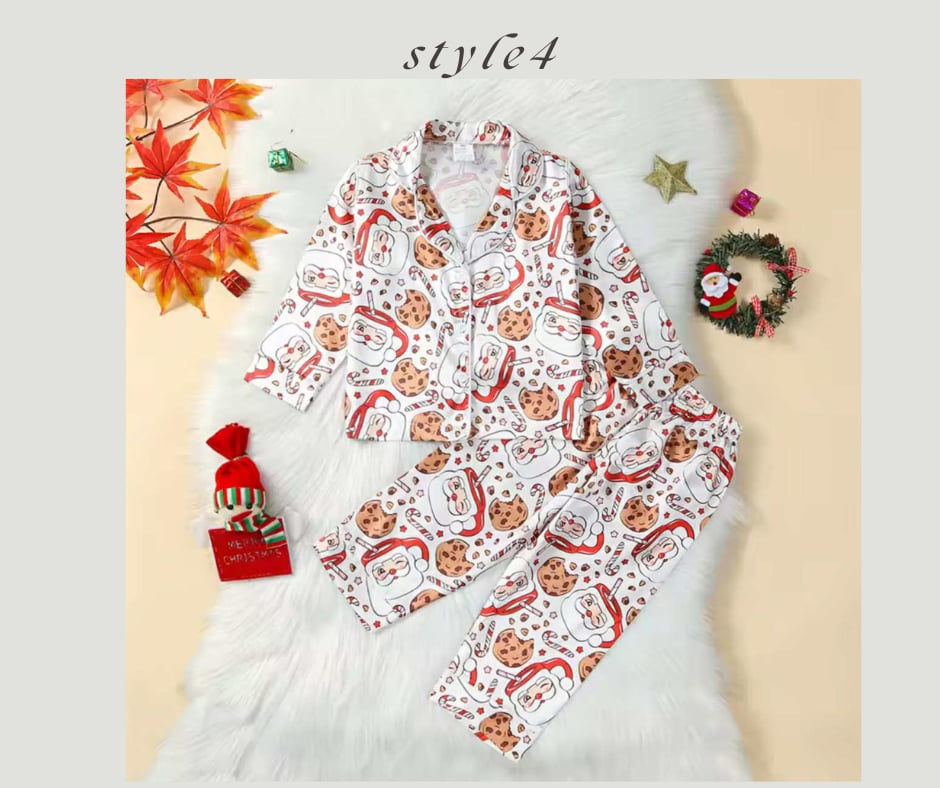 PREORDER: Satin PJS- Kids Holiday 10.20.25