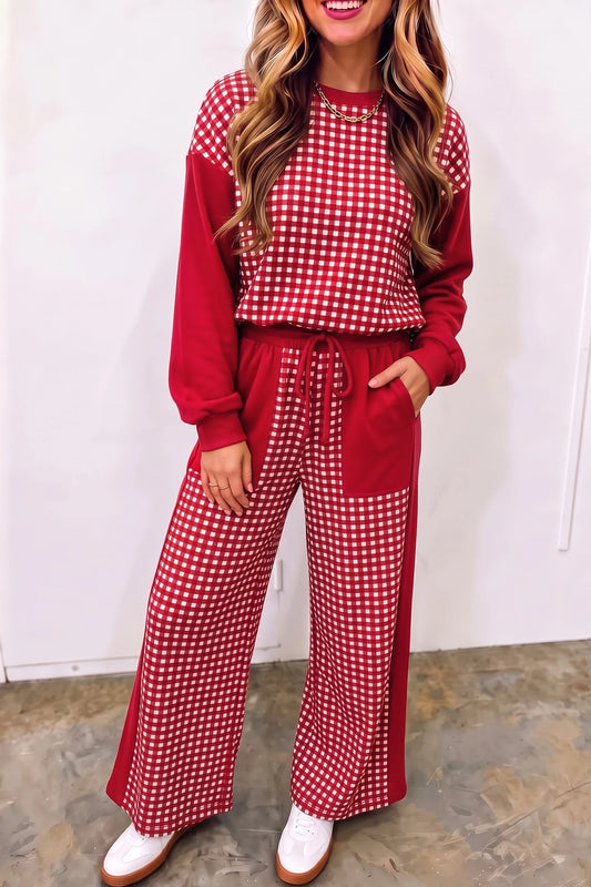 PREORDER: Gingham Chic Lounge Set 11.2.26