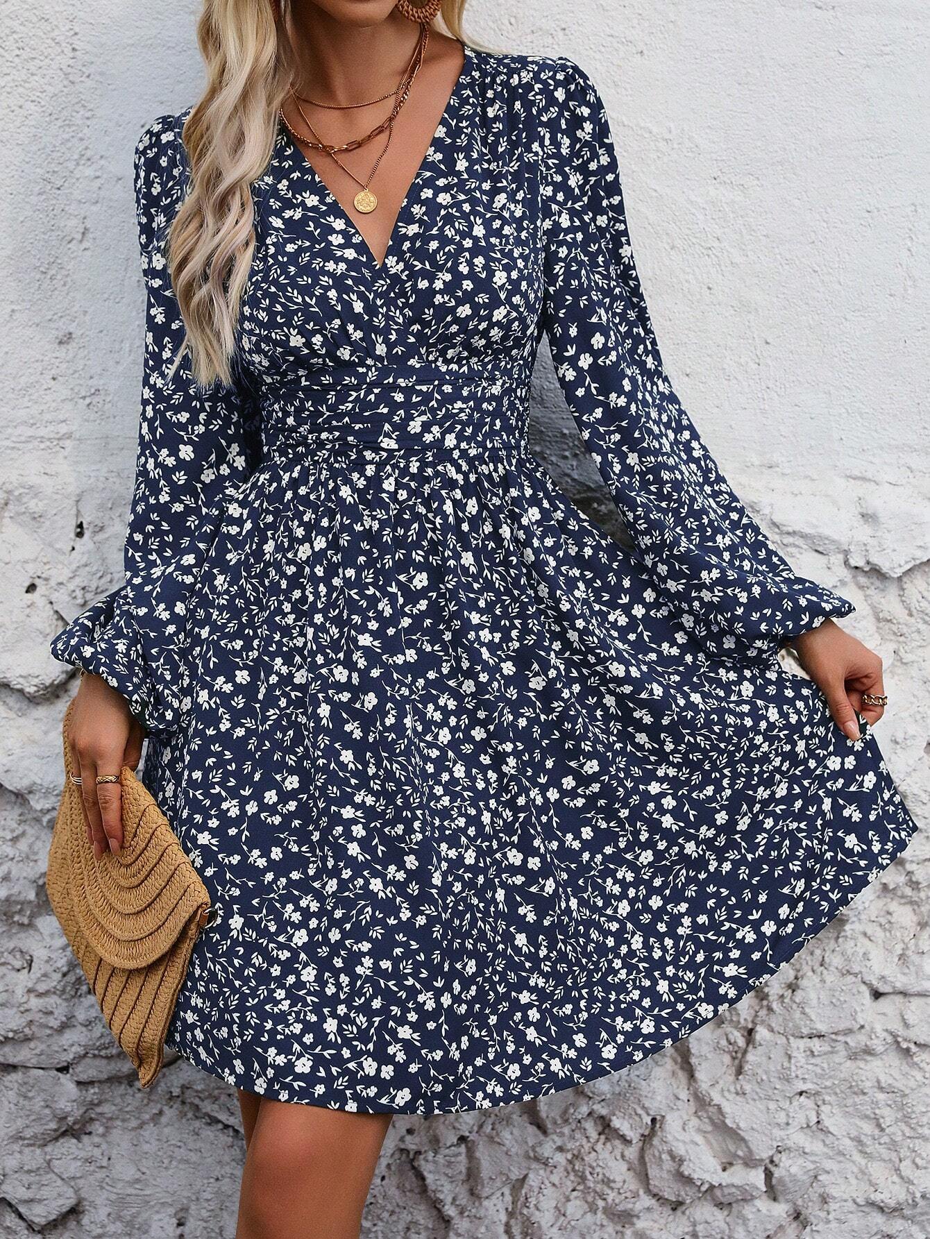 PREORDER: Dahlia Lantern Sleeve Dress 9.8.25