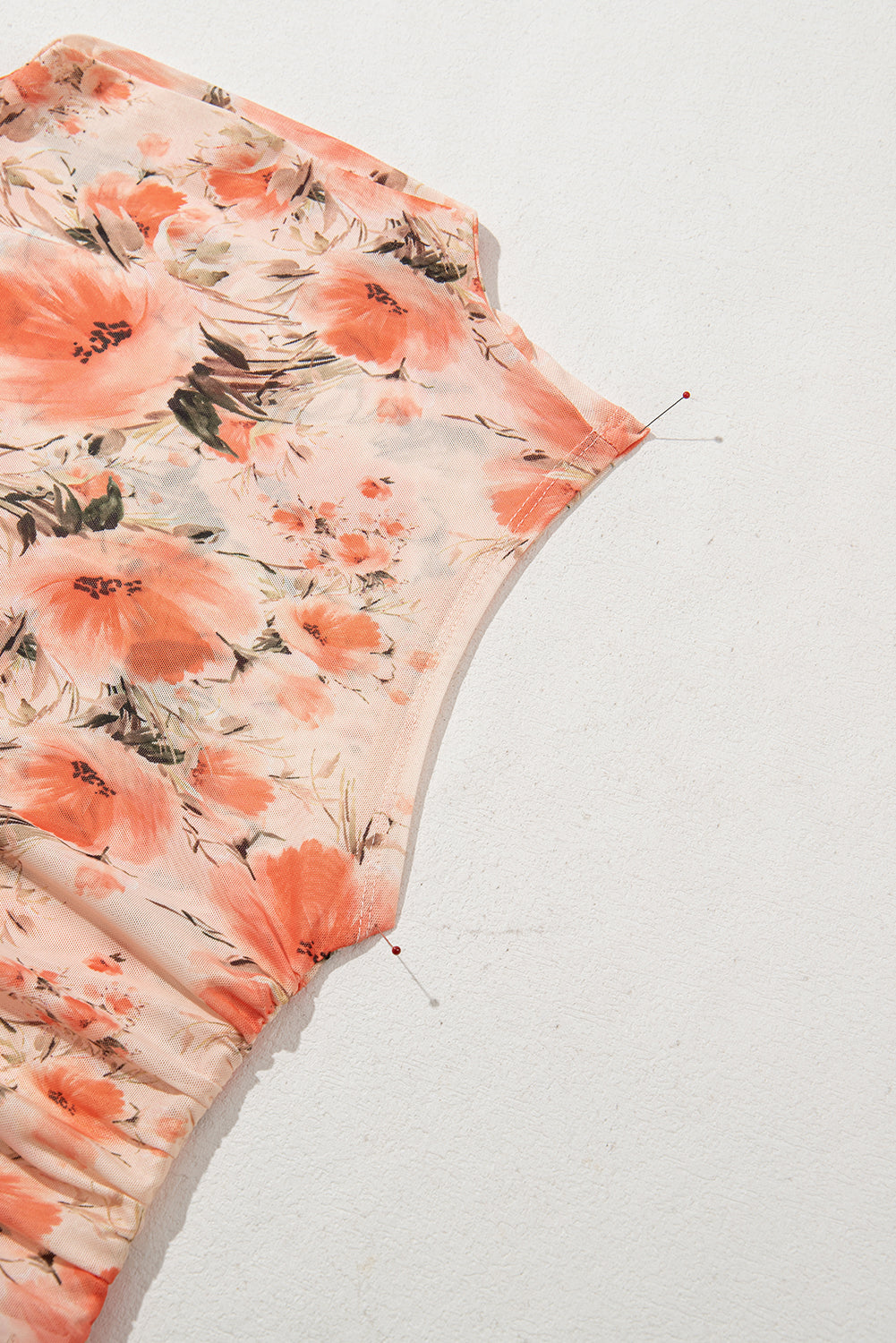 RTS: Women's Floral Mesh Top