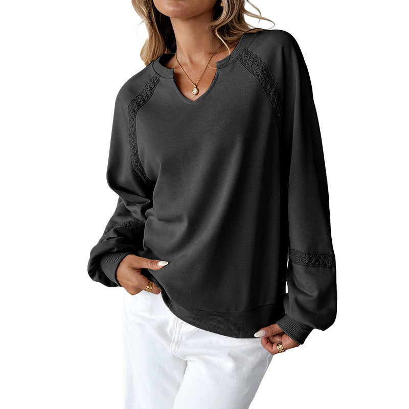 PREORDER: Allie Lace Detail Sweater 9.22.25