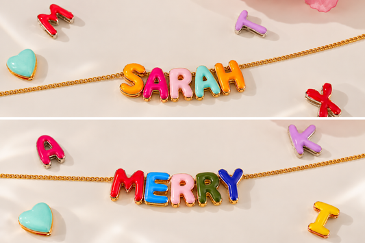PREORDER: The Bubble Letter Name Necklace 11.2.26