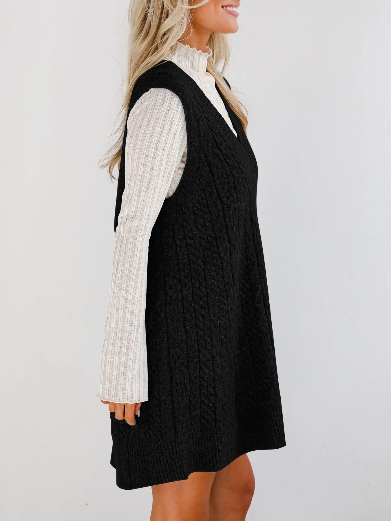 PREORDER: Dakota V sweater dress 9.22.25