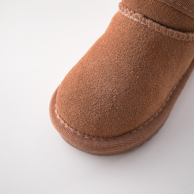 RTS: Faux Fur and Suede Mini Shortie Boots-