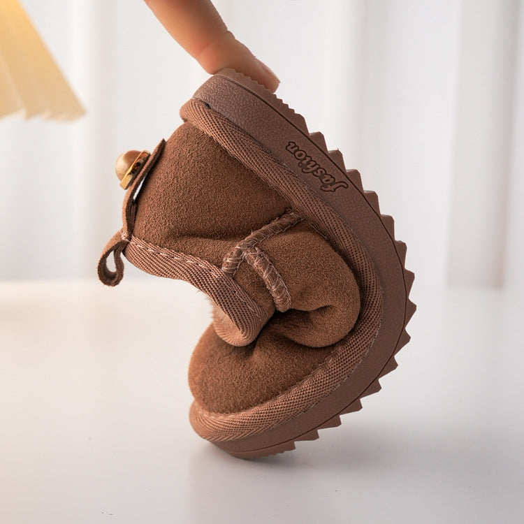 RTS: Faux Fur and Suede Mini Shortie Boots-