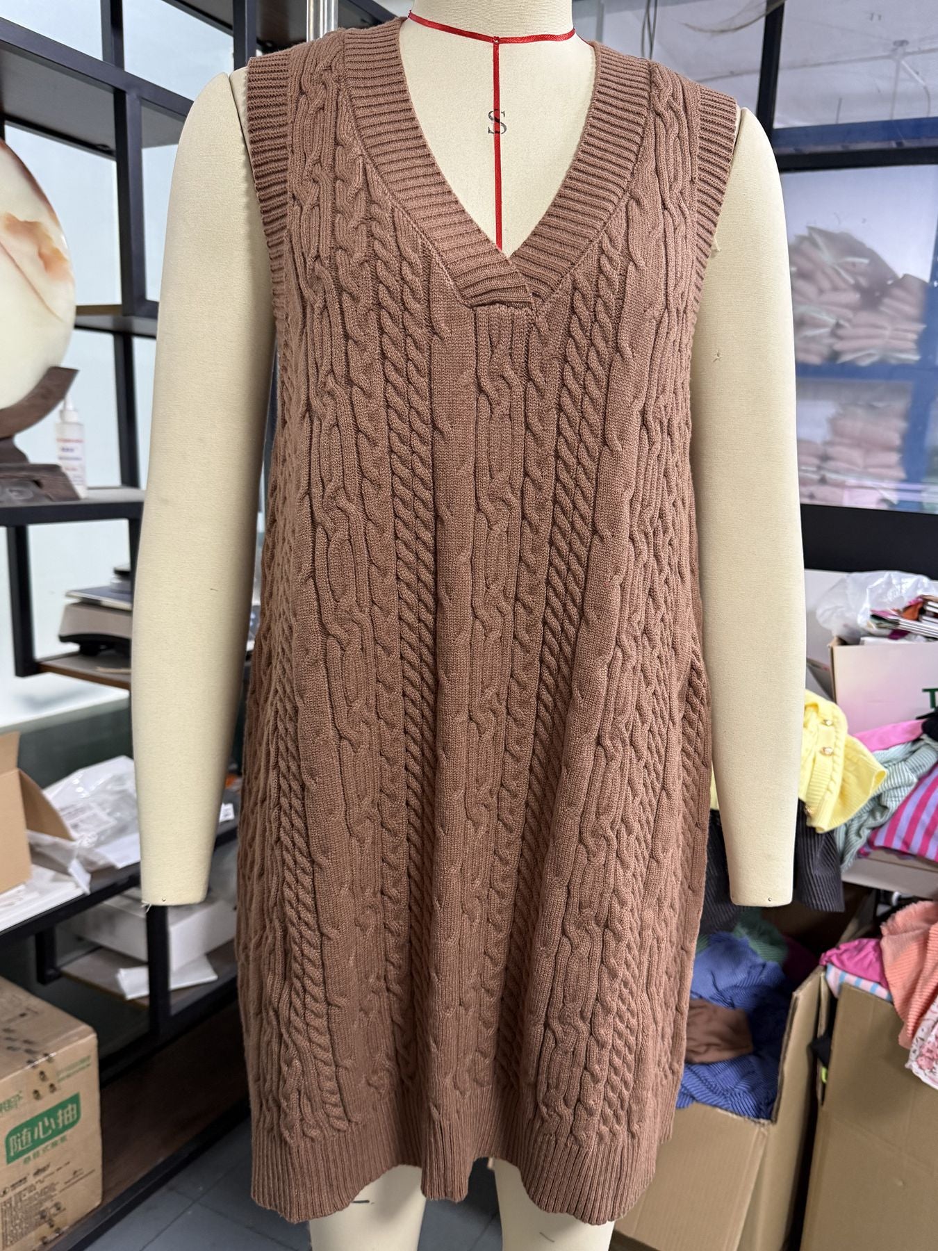 PREORDER: Dakota V sweater dress 9.22.25