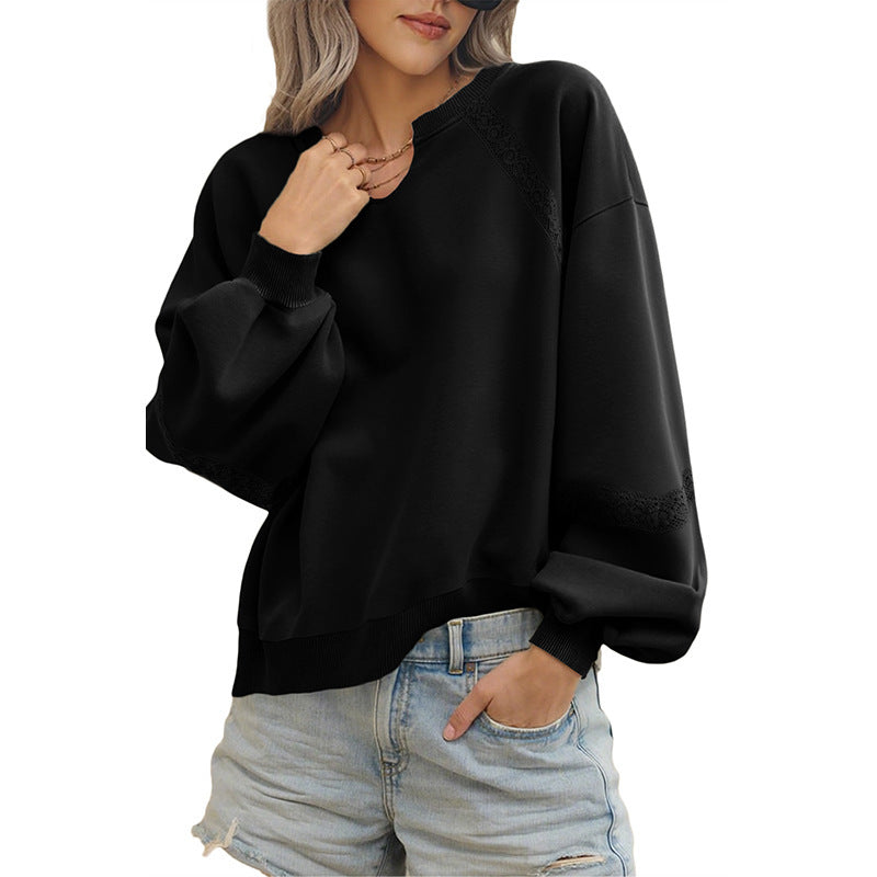 PREORDER: Allie Lace Detail Sweater 9.22.25