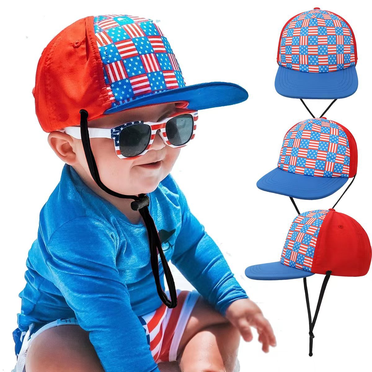 PREORDER: Kids Trucker Hat with Chin Strap 5.19.25