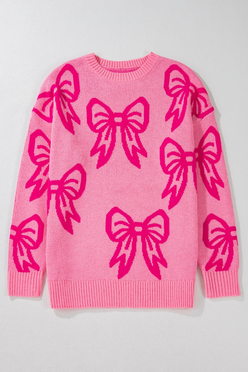 RTS: Pink Bow Sweater-
