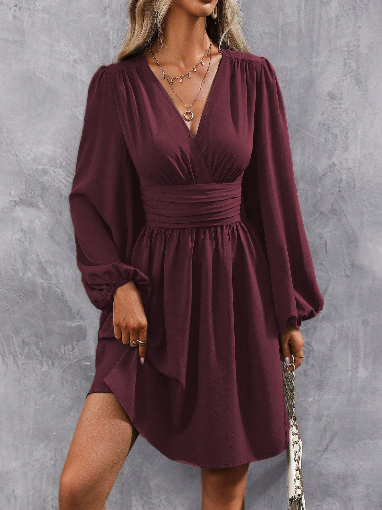 PREORDER: Dahlia Lantern Sleeve Dress 9.8.25