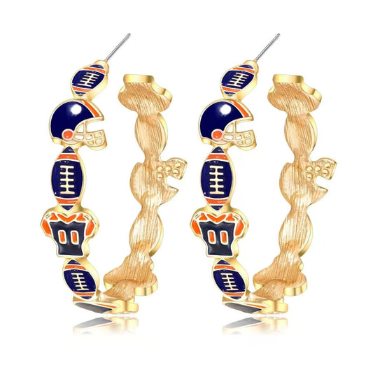 RTS: Game Day Hoop Earrings