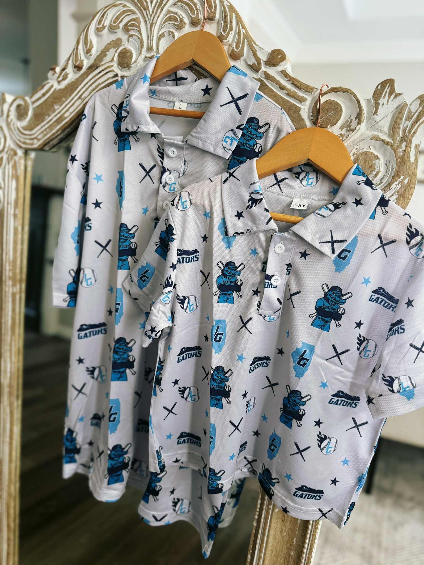 PREORDER: Custom Print POLO ( kids and adults) 9.22.25 osym