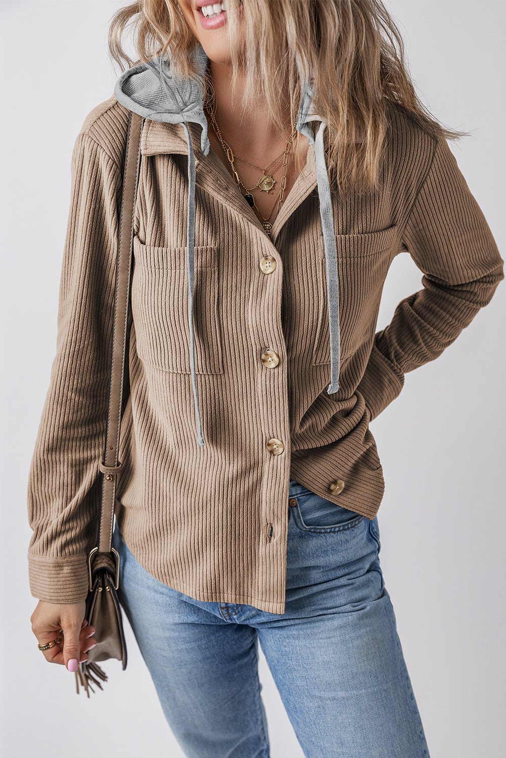 RTS: The Erin Corduroy Lightweight Shacket-