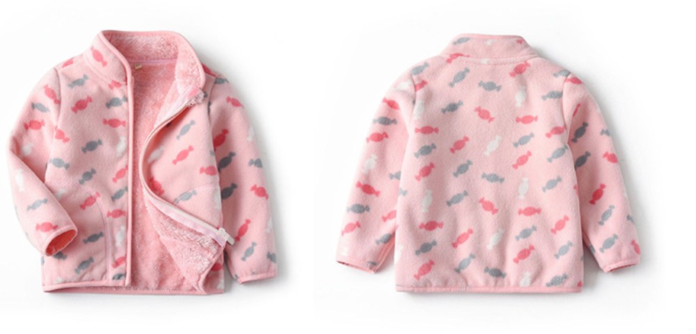 RTS: Girls Full Zip Fleece-