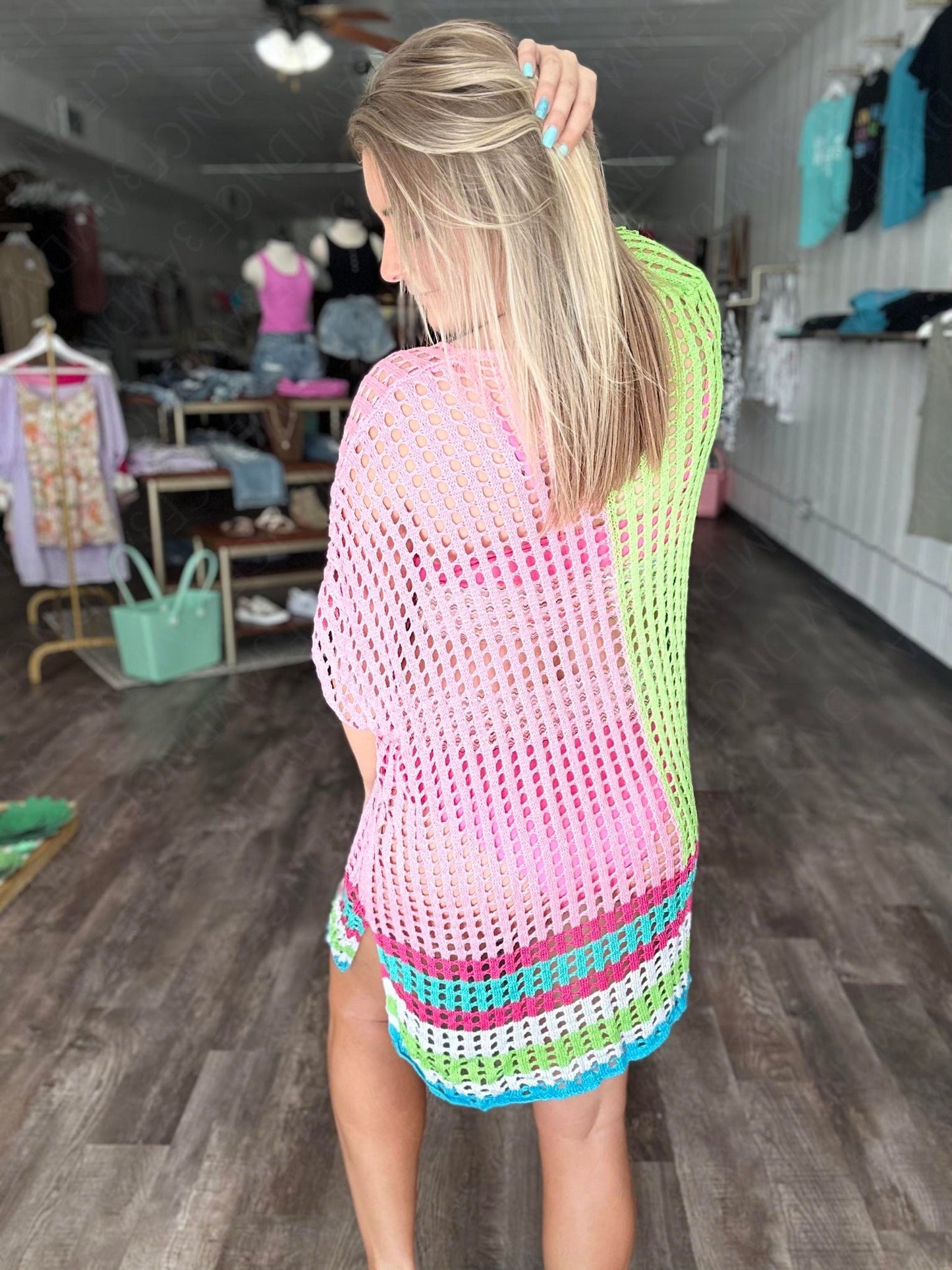 RTS: The Danette Crocheted Swim Coverup