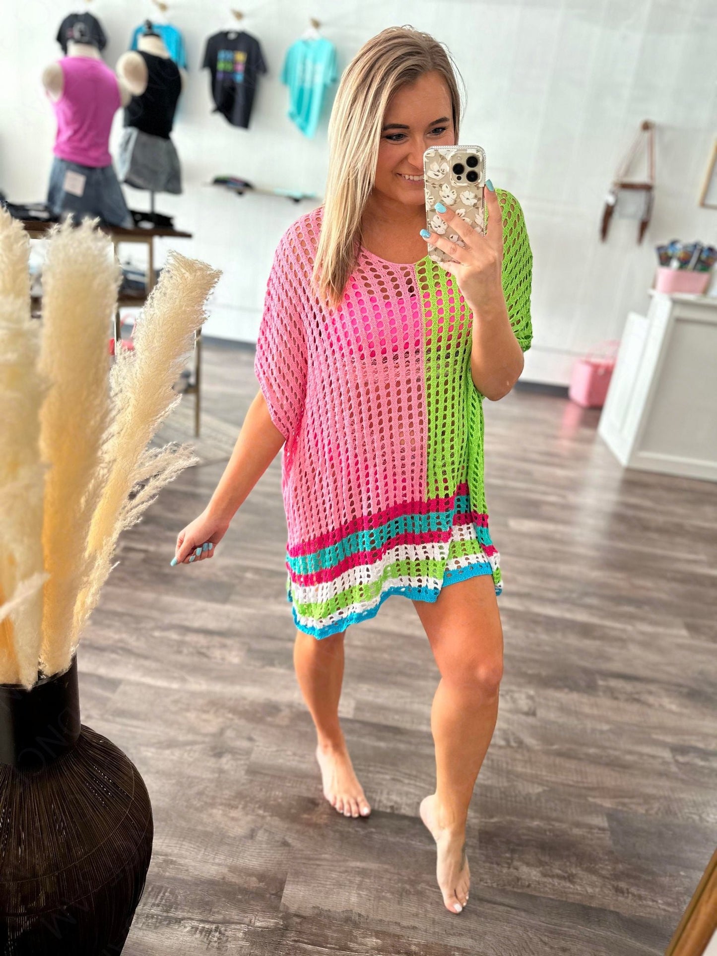 RTS: The Danette Crocheted Swim Coverup