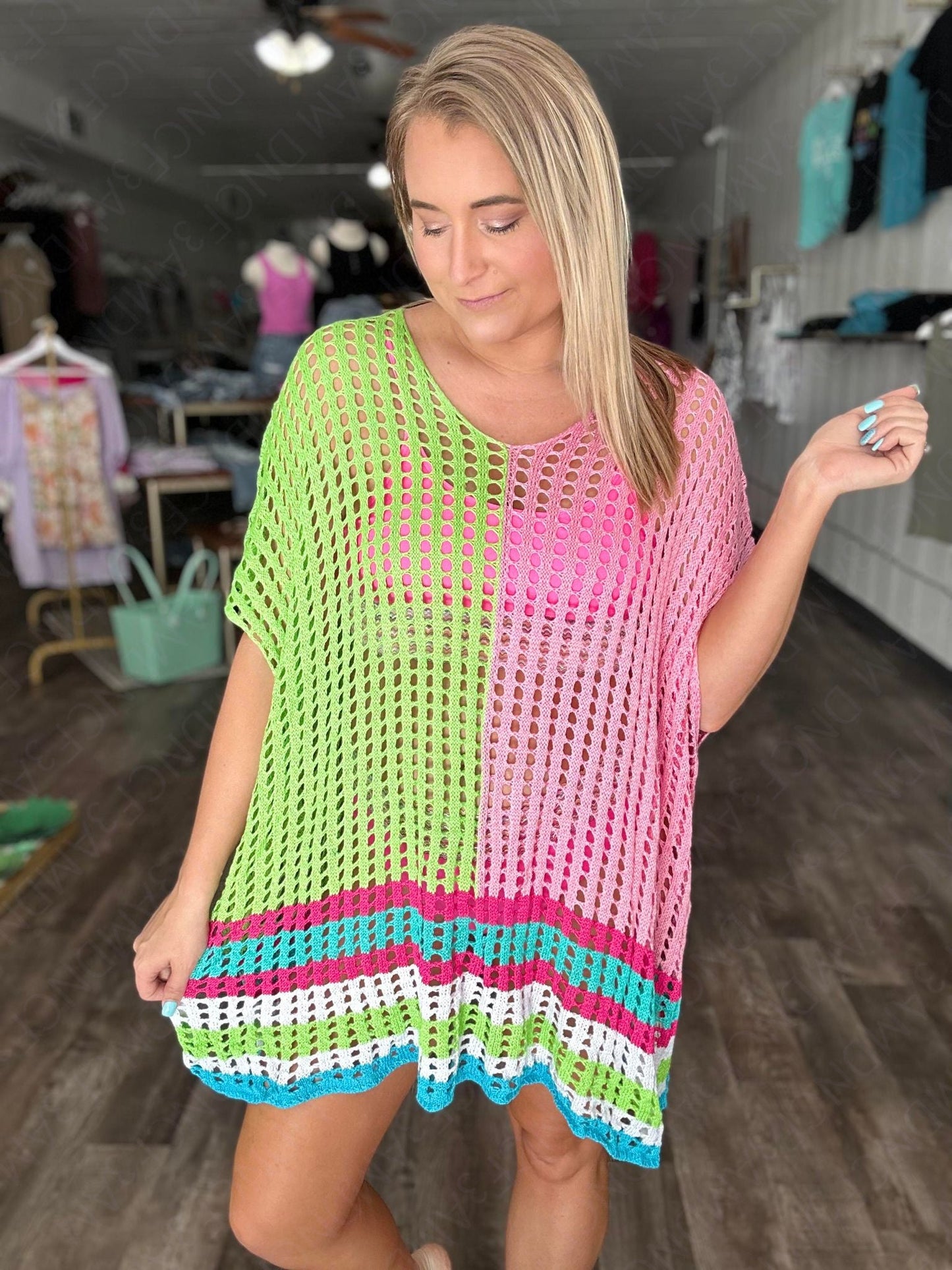 RTS: The Danette Crocheted Swim Coverup
