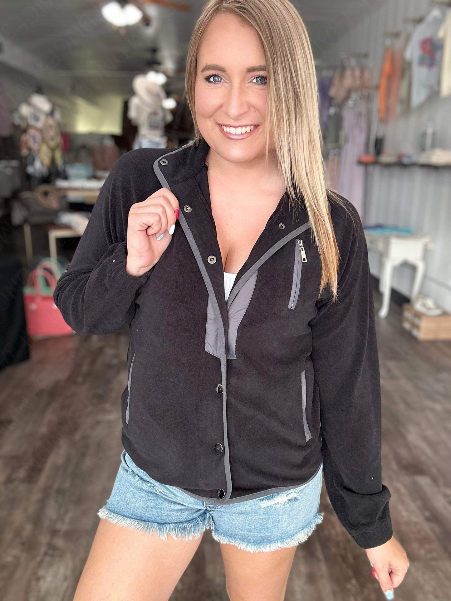 RTS: DEMI CLOUD FLEECE JACKET-