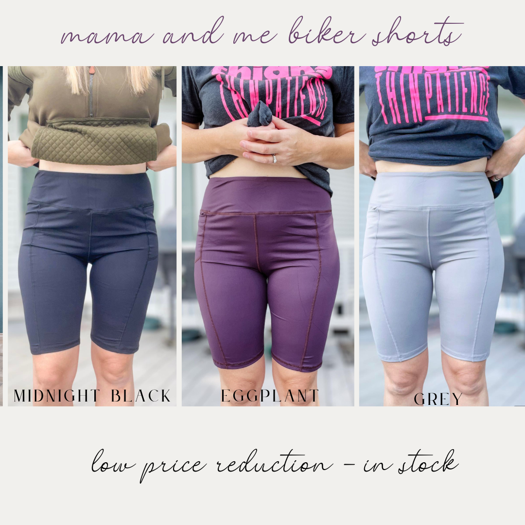 RTS: Mama and Me Biker Shorts-