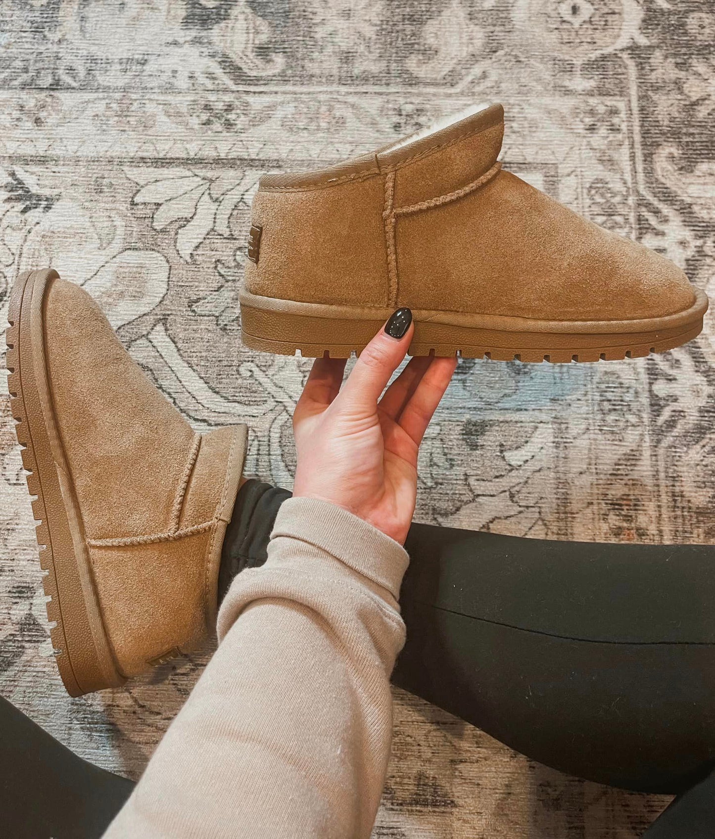 PREORDER: Faux Fur Lined Shortie Boots BESTSELLER 9.22.25