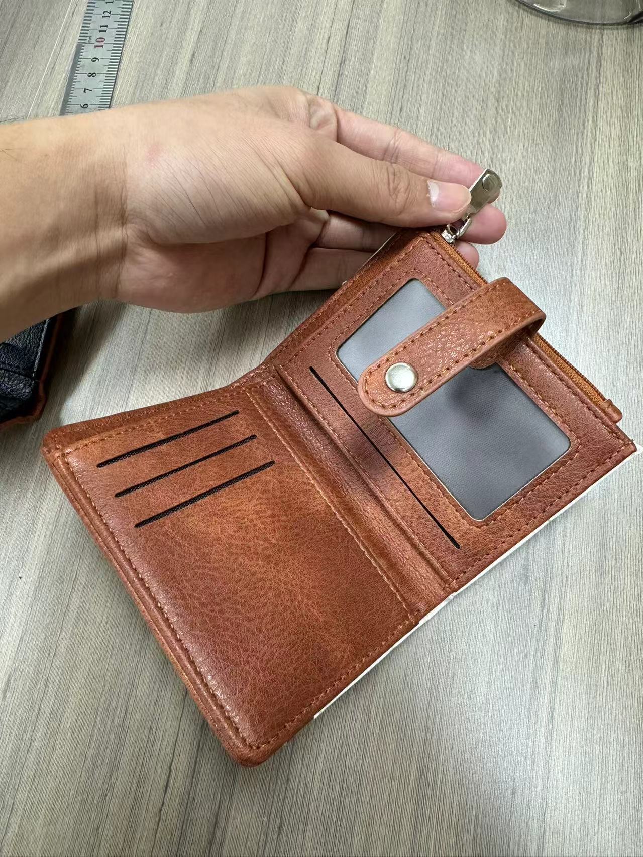 rts: Quilted or Checker Vegan Leather Wallets