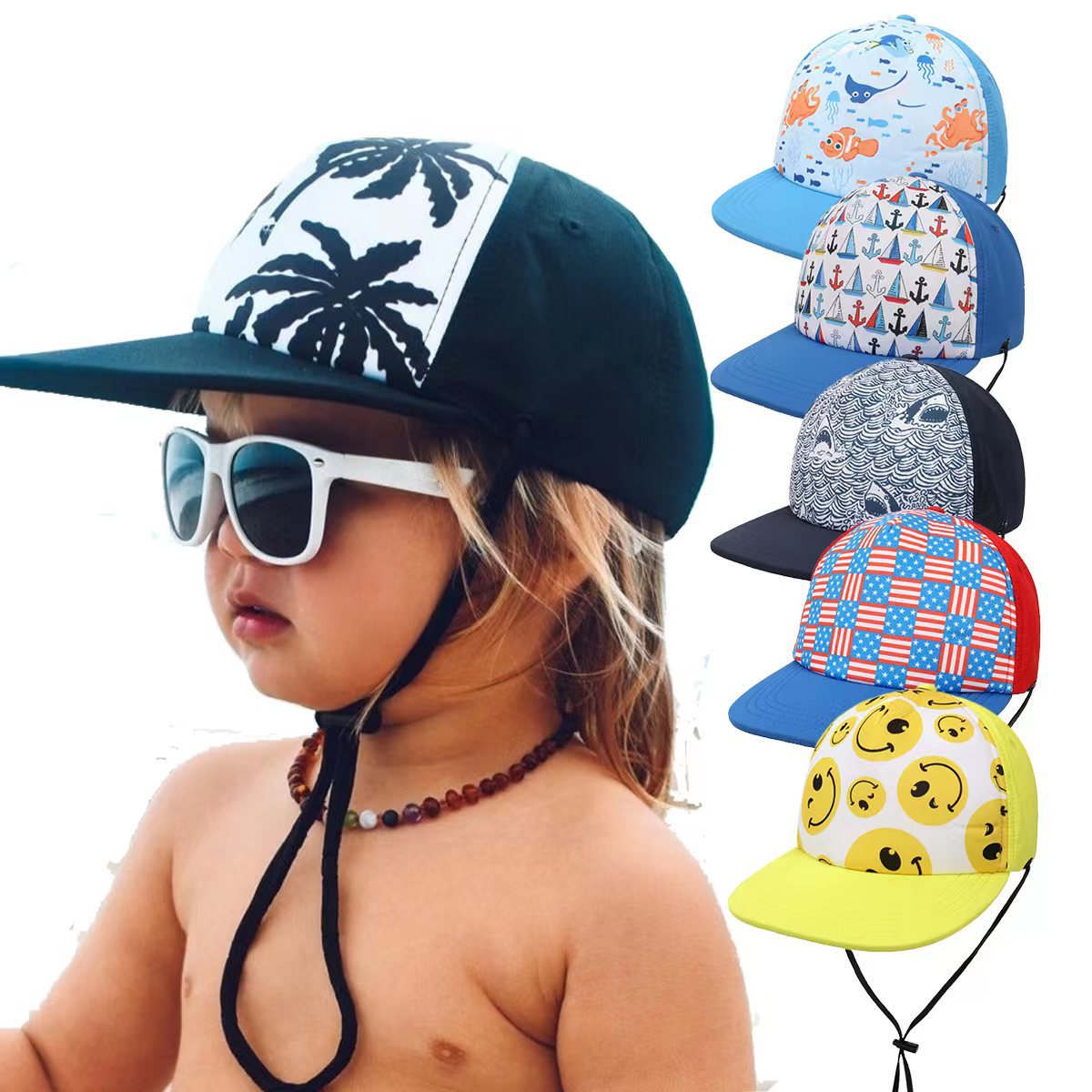 PREORDER: Kids Trucker Hat with Chin Strap 5.19.25
