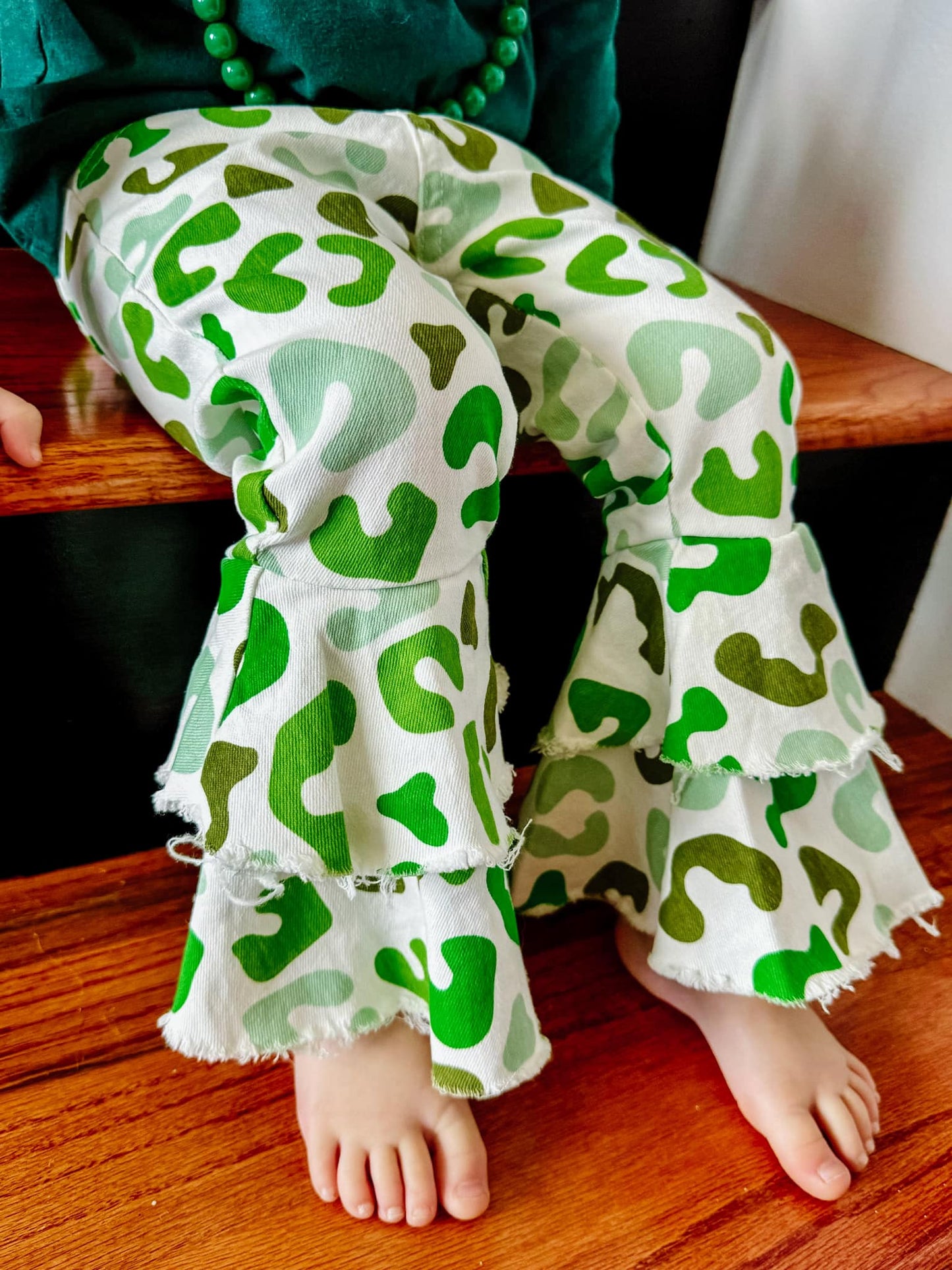 RTS: Double Green Leopard Bells-