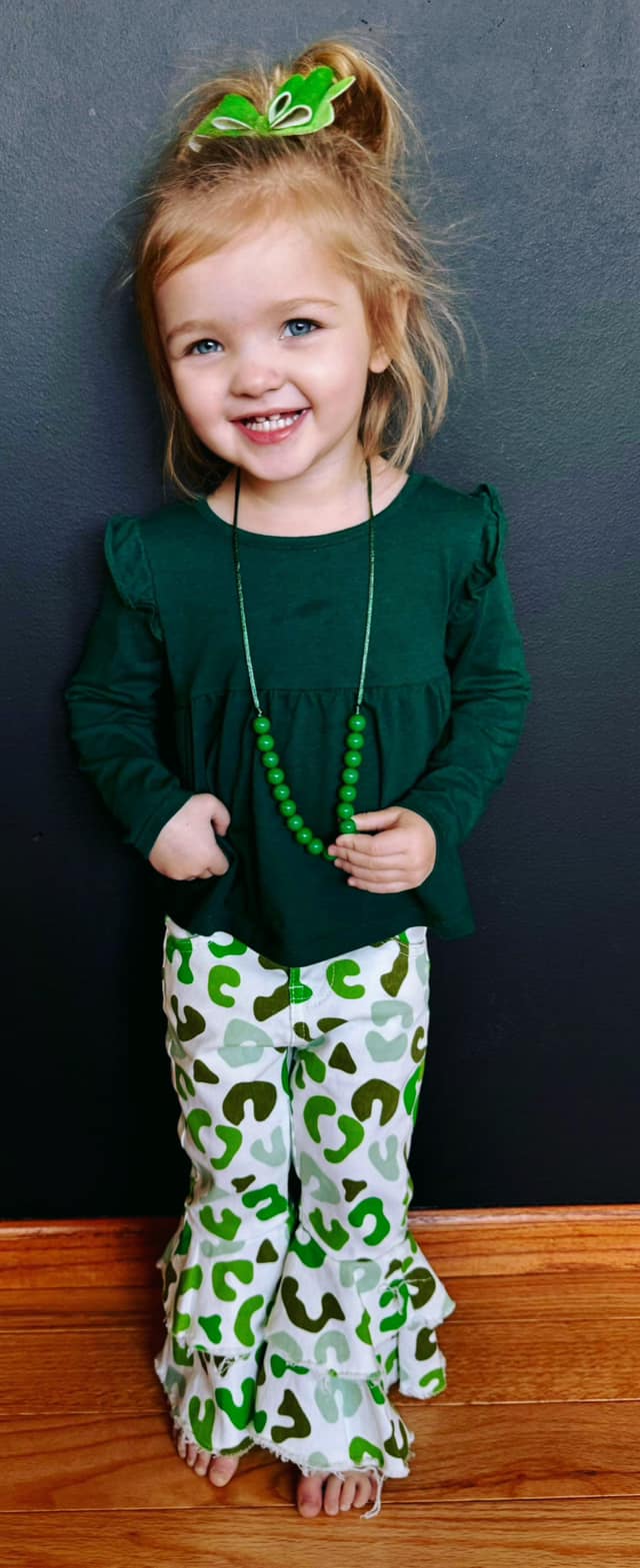 RTS: Double Green Leopard Bells-