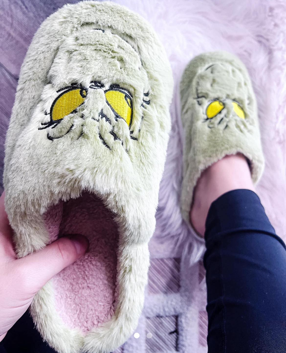 RTS: Green Man Slippers-