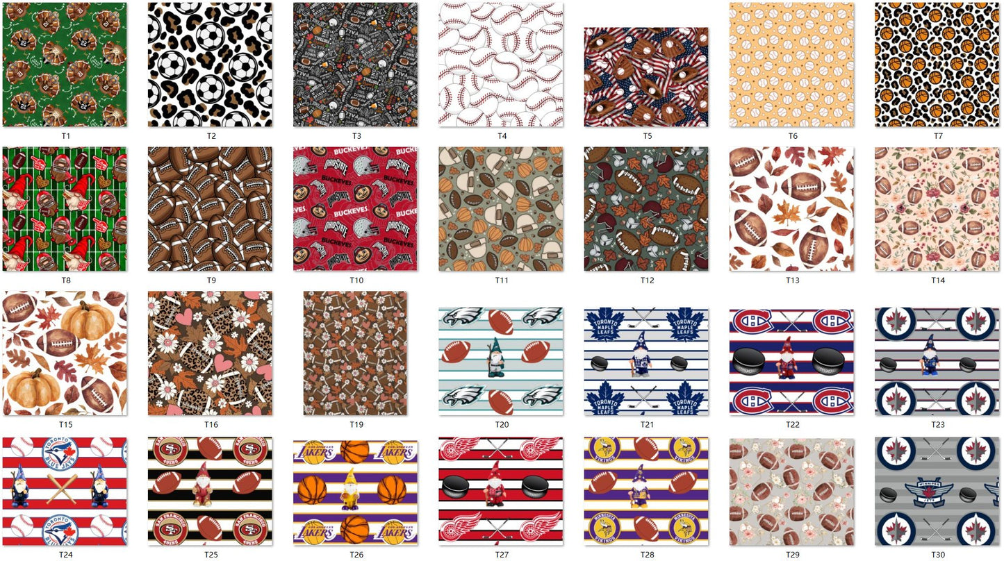 PREORDER: Custom Print TWO PIECE SET ( kids and adults) - provided seamless 9.22.25 osym