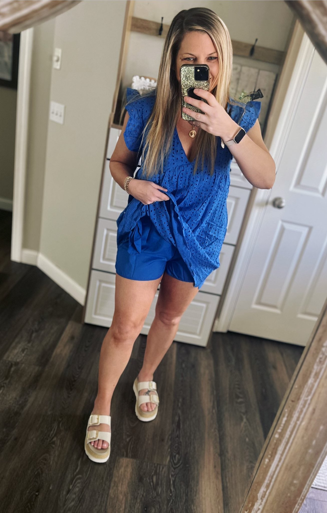 RTS: lace with shorts Dress-