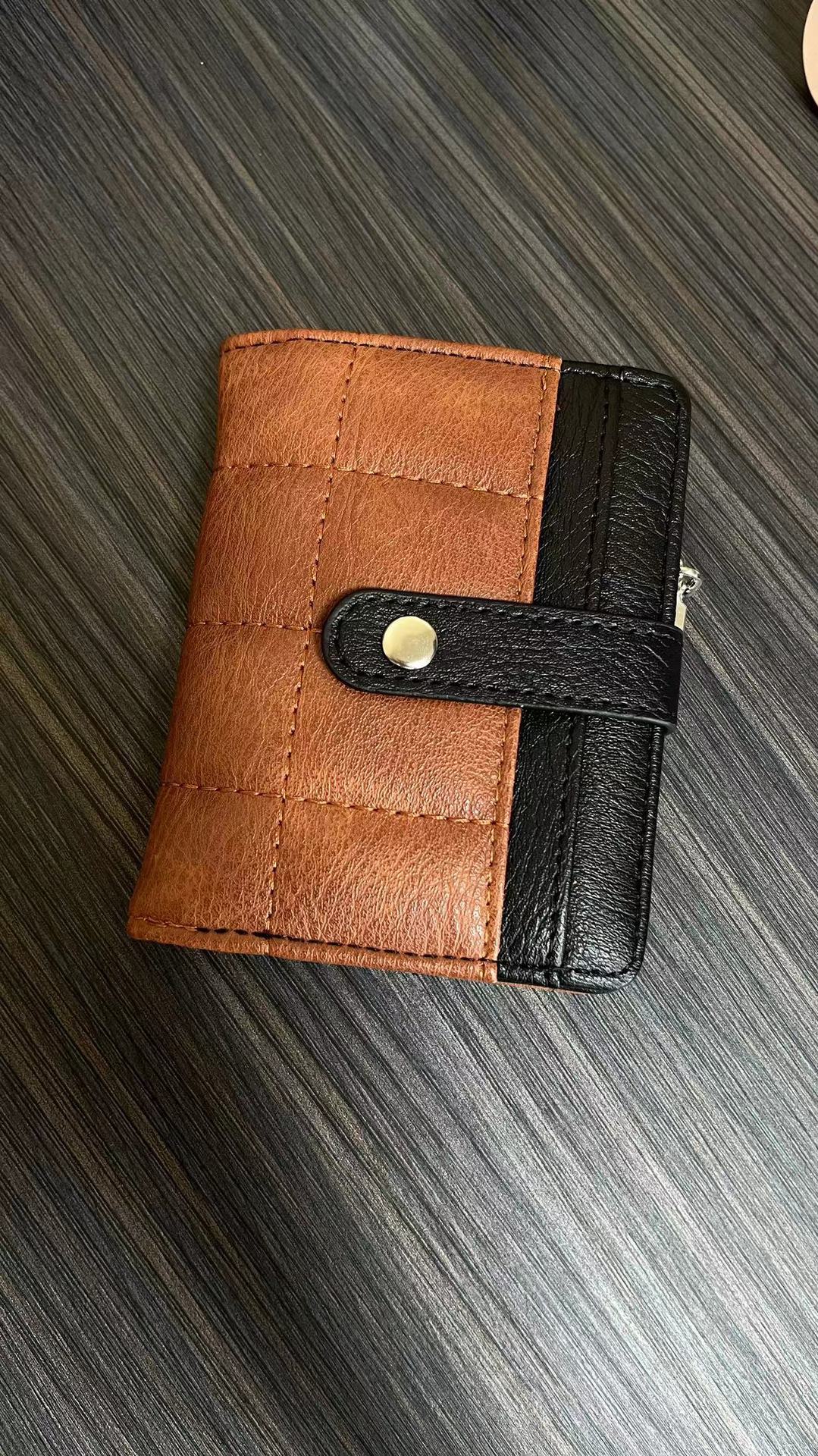 rts: Quilted or Checker Vegan Leather Wallets