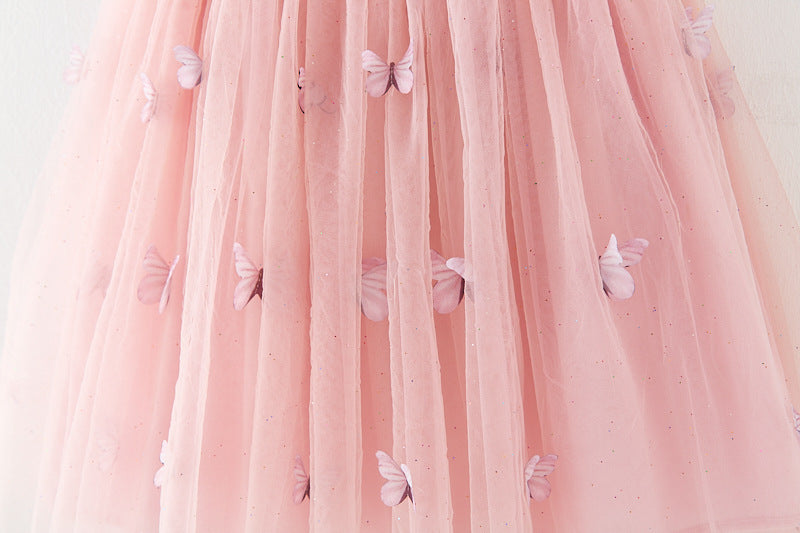 RTS: Butterfly & Flower Tulle Twirl Dress-
