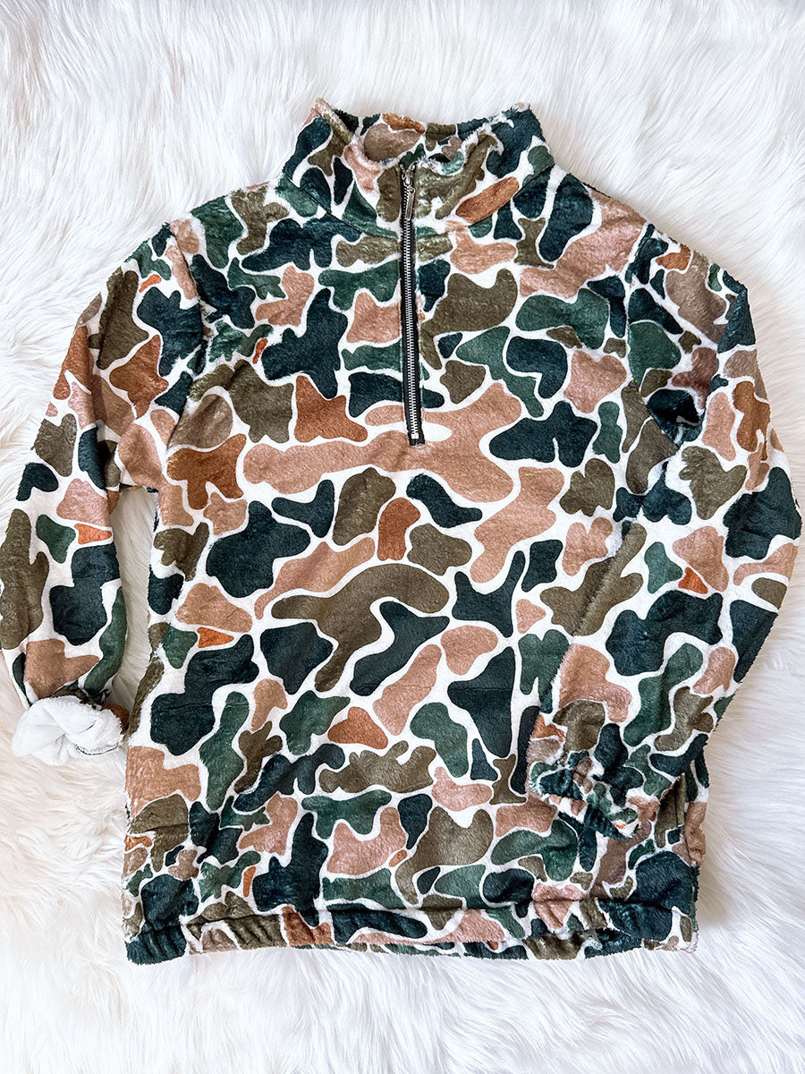 PREORDER: CUSTOM fleece pullover (our print) 10.20.25