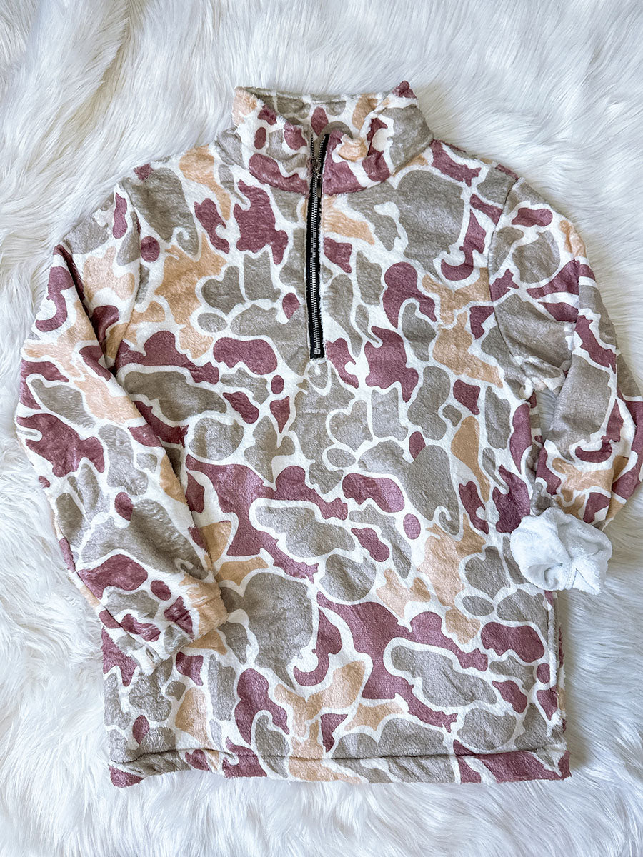 PREORDER: CUSTOM fleece pullover (our print) 10.20.25