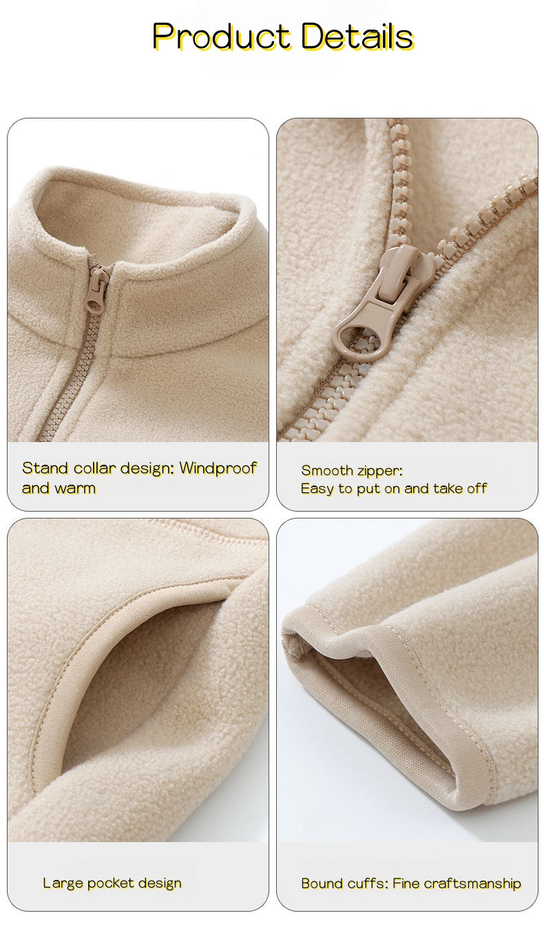 PREORDER: Kids Solid Color Zip Up Fleece 9.22.25 osym