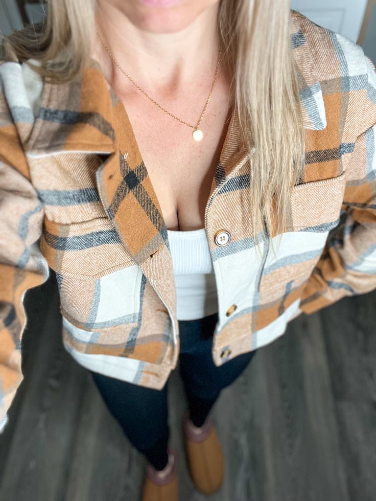 PREORDER: RERUN The Frannie Mid-Crop Flannel 9.8.25