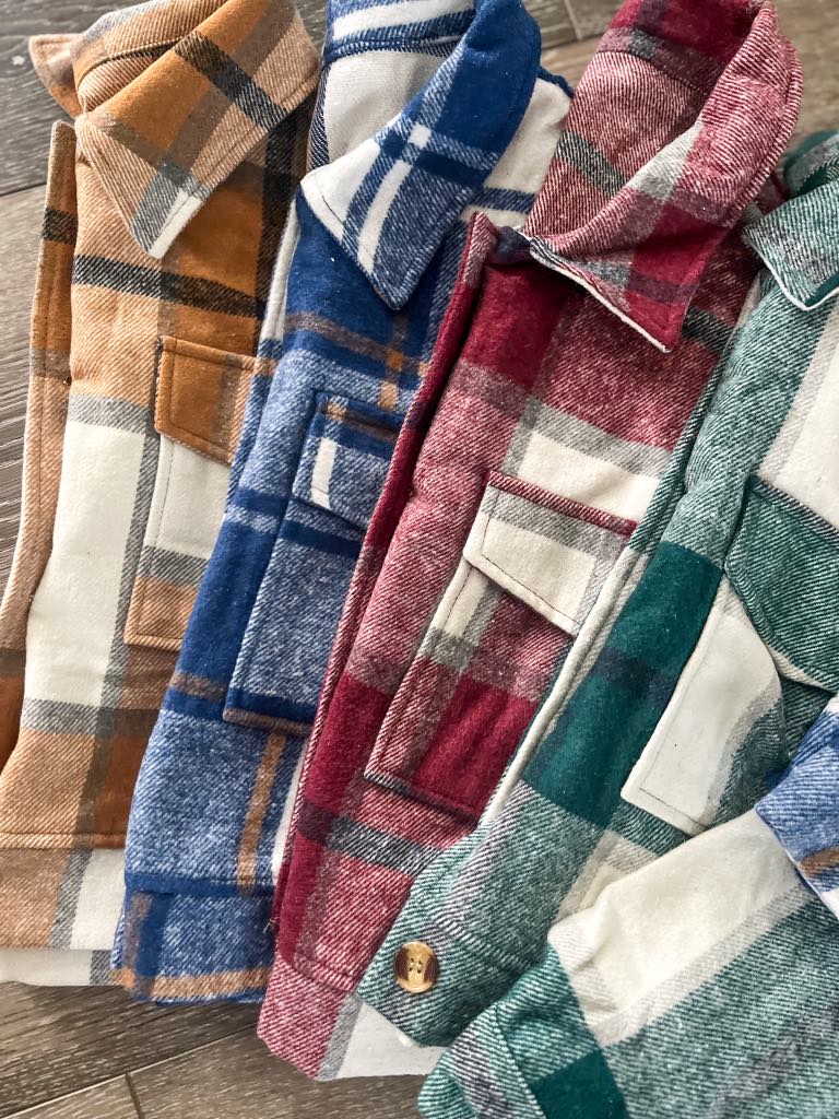 PREORDER: RERUN The Frannie Mid-Crop Flannel 9.8.25