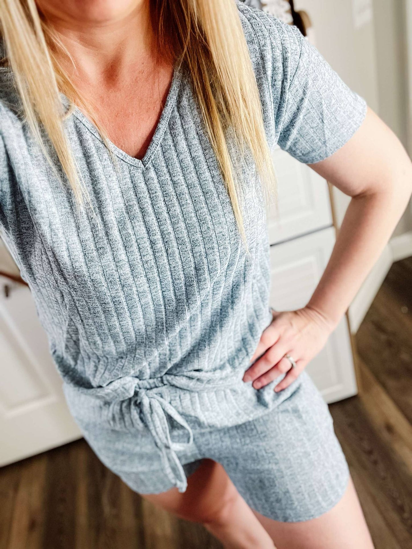 RTS: The Becca Ribbed Tee and Short Set