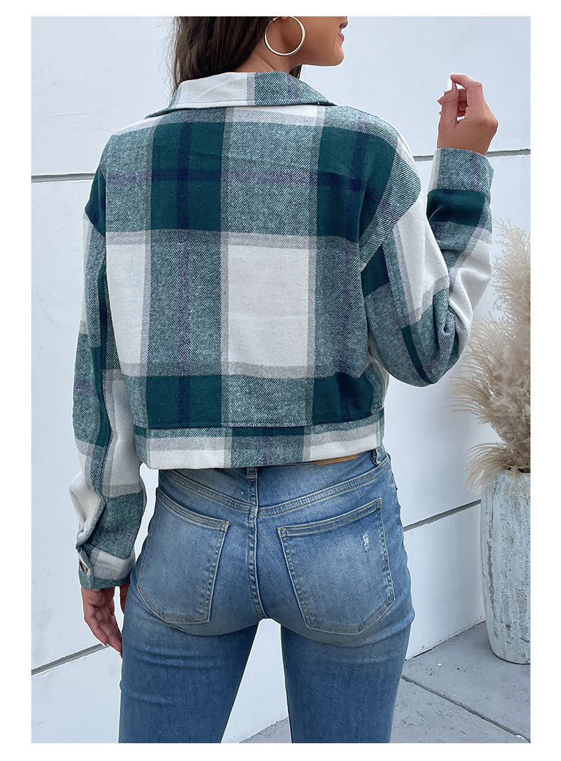 PREORDER: RERUN The Frannie Mid-Crop Flannel 9.8.25
