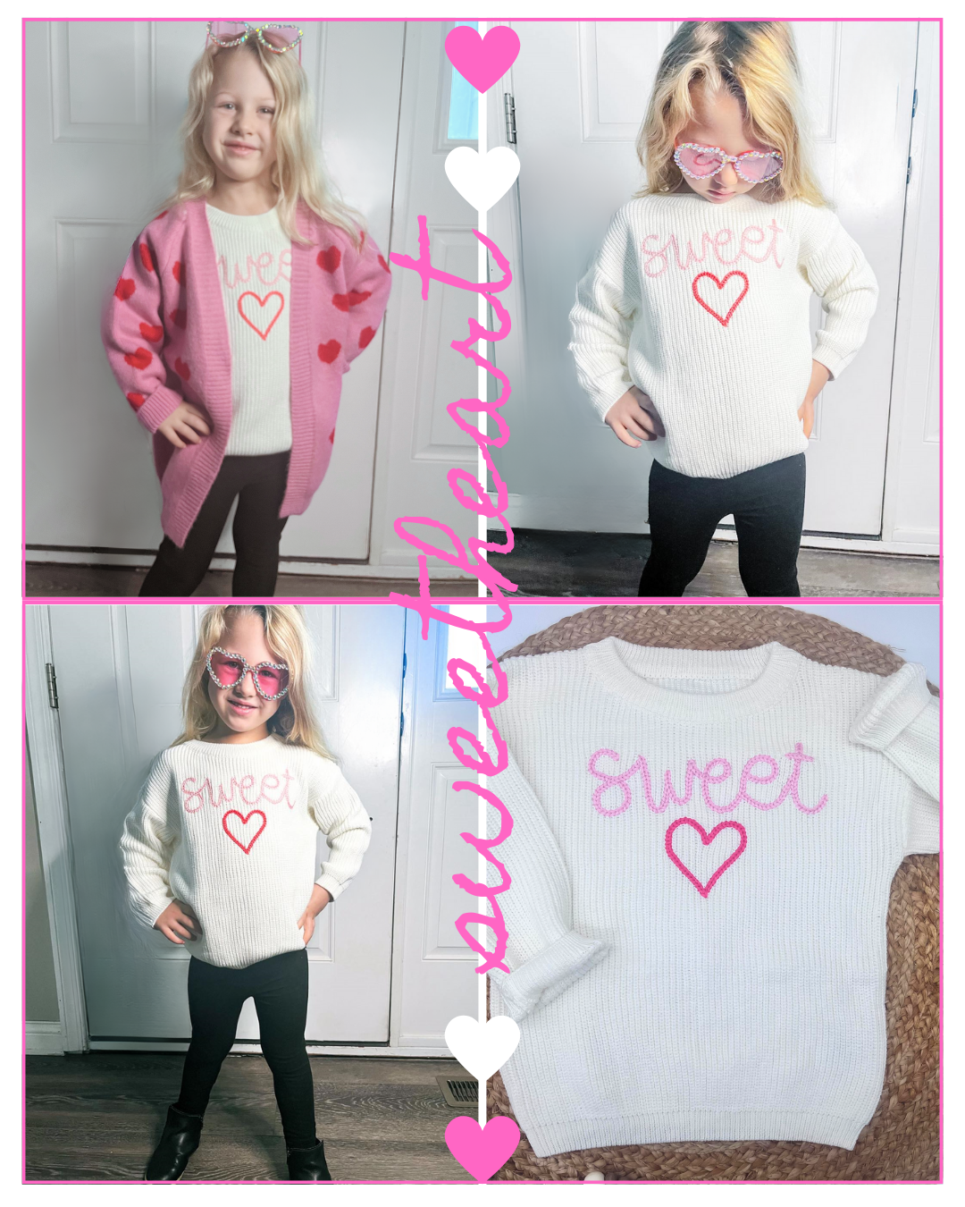 RTS: Mommy and Me Valentine's Sweetheart Sweater!