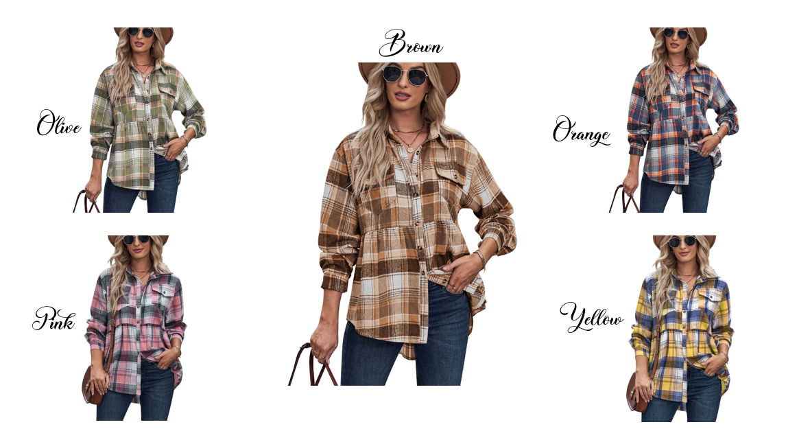 RTS: Babydoll Fit Lightweight Flannel-