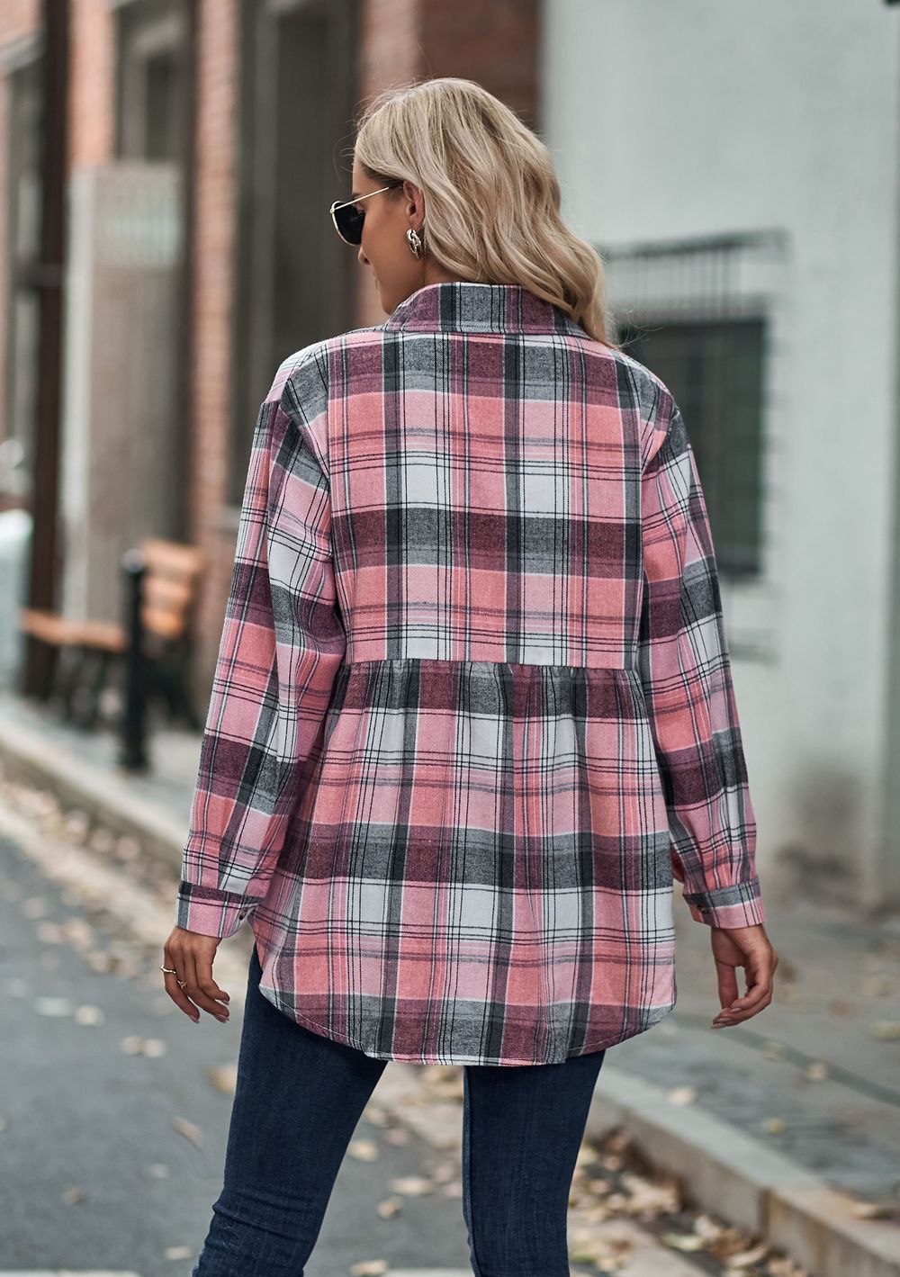 RTS: Babydoll Fit Lightweight Flannel-