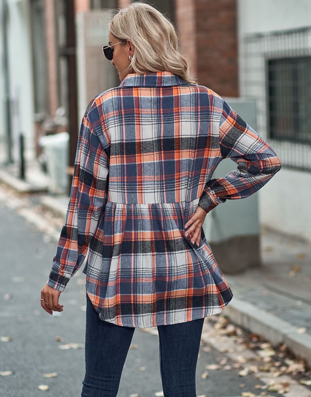 RTS: Babydoll Fit Lightweight Flannel-
