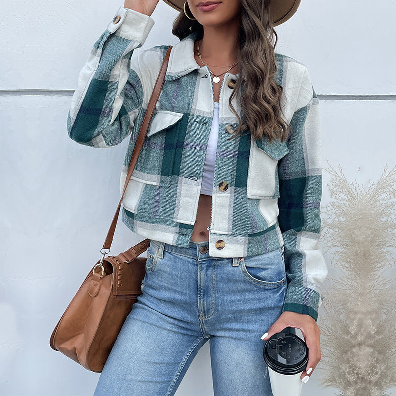 PREORDER: RERUN The Frannie Mid-Crop Flannel 9.8.25