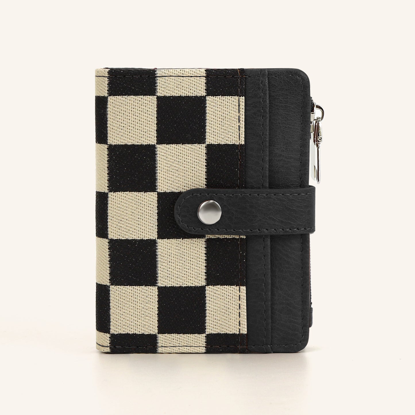 rts: Quilted or Checker Vegan Leather Wallets