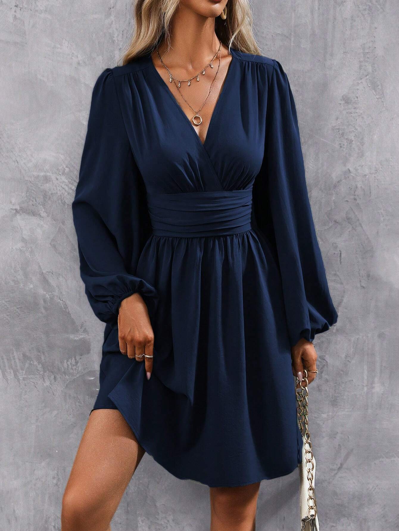 PREORDER: Dahlia Lantern Sleeve Dress 9.8.25