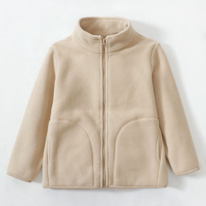 PREORDER: Kids Solid Color Zip Up Fleece 9.22.25 osym