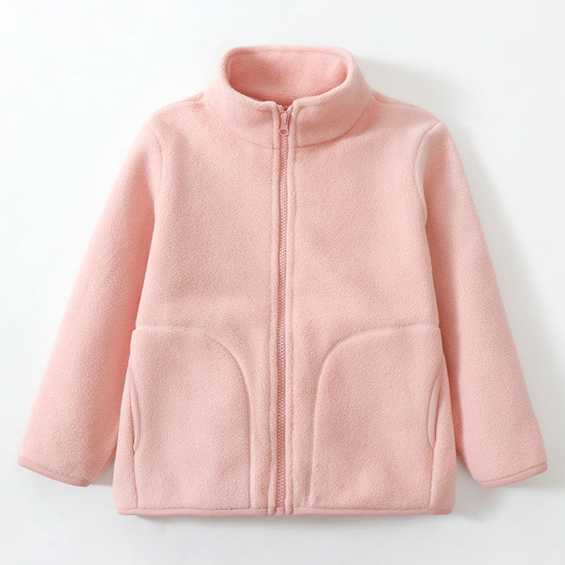 PREORDER: Kids Solid Color Zip Up Fleece 9.22.25 osym