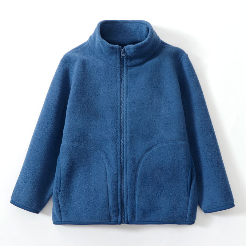 PREORDER: Kids Solid Color Zip Up Fleece 9.22.25 osym